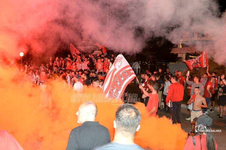 Ολυμπιακός: Δείτε τι έγινε στον Πειραιά τη στιγμή που έκανε το 1-0 με τη Φιορεντίνα