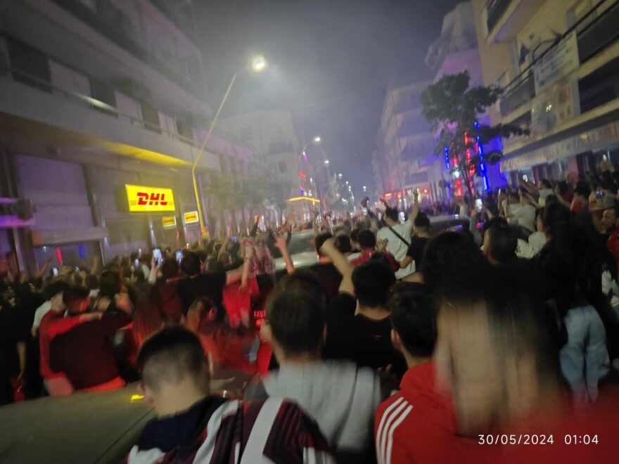 Ολυμπιακός: Δείτε τι έγινε στον Πειραιά τη στιγμή που έκανε το 1-0 με τη Φιορεντίνα