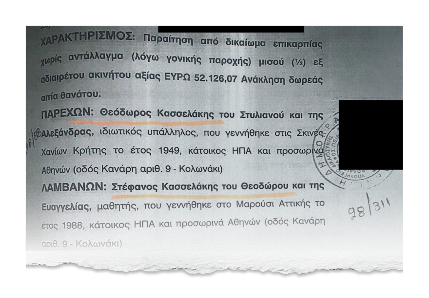 Η ιστορία του σπιτιού Κασσελάκη στις Σπέτσες- Πώς έφτασε στα χέρια του μετά από δύο πλειστηριασμούς και μία άκυρη γονική παροχή 