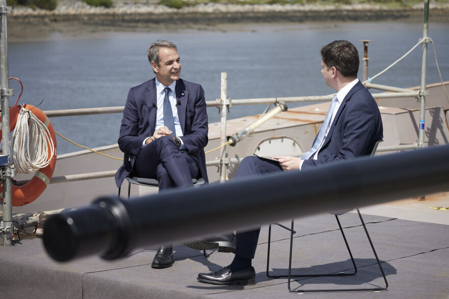 Συνέντευξη Μητσοτάκη στο κατάστρωμα της φρεγάτας «Κίμων»: Το 2026 οι τρεις Belhara στο Πολεμικό Ναυτικό