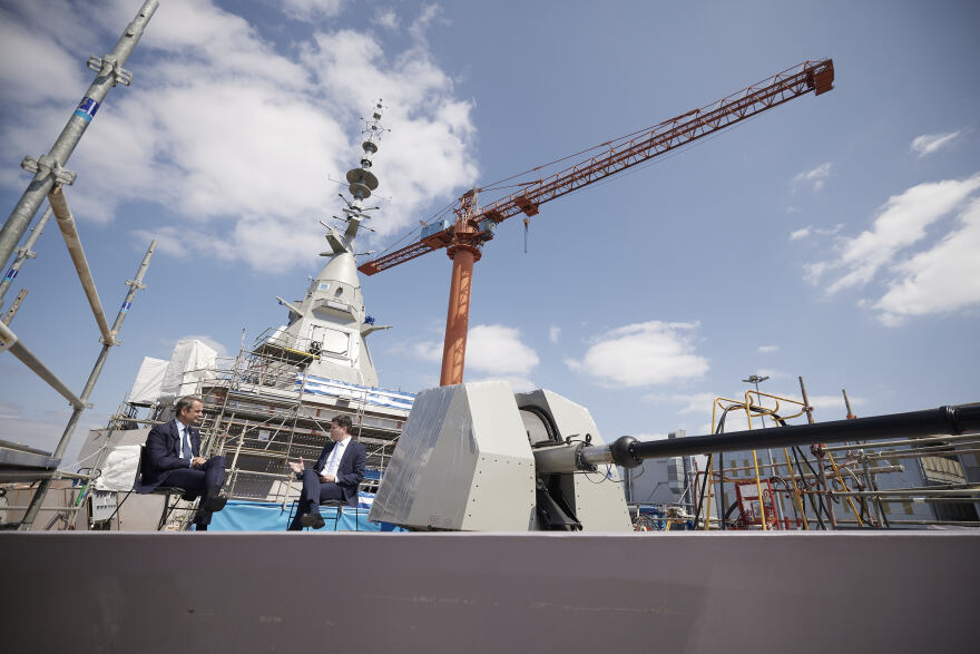 Συνέντευξη Μητσοτάκη στο κατάστρωμα της φρεγάτας «Κίμων»: Το 2026 οι τρεις Belhara στο Πολεμικό Ναυτικό