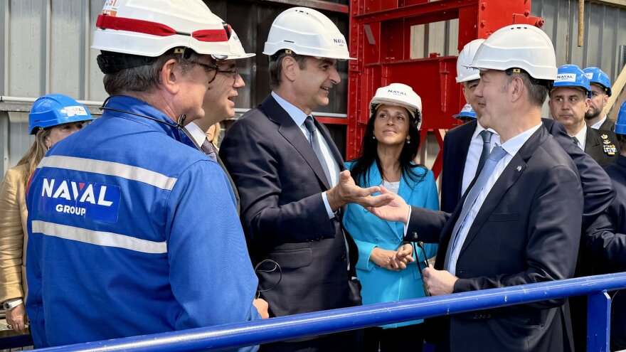 Κυριάκος Μητσοτάκης: Στα ναυπηγεία του Λοριάν για τις φρεγάτες Belh@rra - Δείτε βίντεο και φωτογραφίες