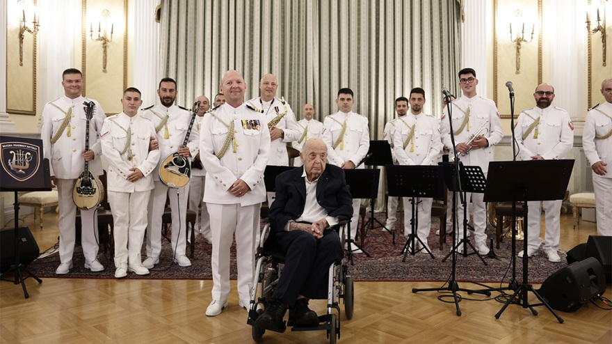 Λευτέρης Παπαδόπουλος και Μίμης Πλέσσας παρασημοφορήθηκαν από την Πρόεδρο της Δημοκρατίας