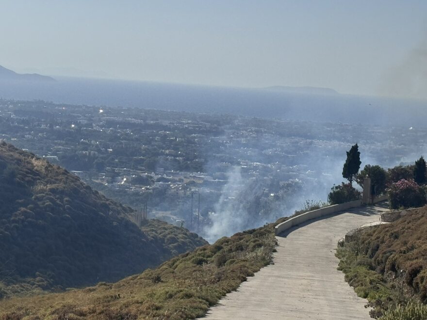 Υπό έλεγχο η φωτιά στην Κω - Δείτε βίντεο και φωτογραφίες