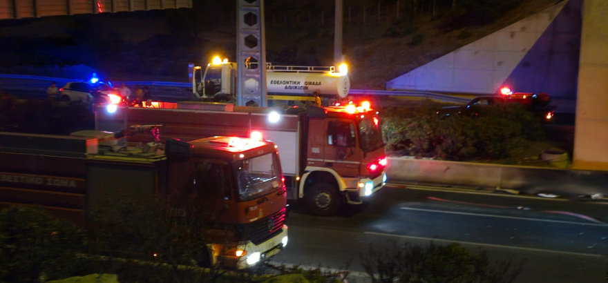 Συνεχίζονται οι εργασίες κατεδάφισης της γέφυρας στον Ισθμό - Οι κυκλοφοριακές ρυθμίσεις που ισχύουν 