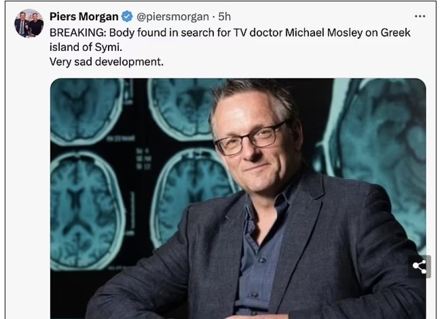 Μάικλ Μόσλεϊ: Πώς τον αποχαιρέτησαν οι Τζέιμι Όλιβερ, Πιρς Μόργκαν και Πίτερ Αντρέ