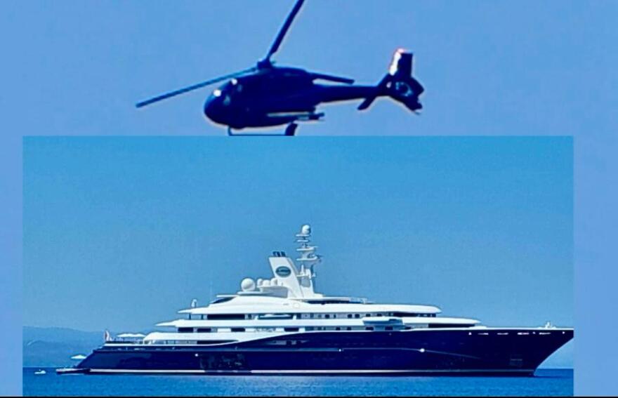 Σκιάθος: Φωτογραφίες και βίντεο από την πολυτελή θαλαμηγό 133 μέτρων του Σεΐχη του Κατάρ στην παραλία Μάραθα 