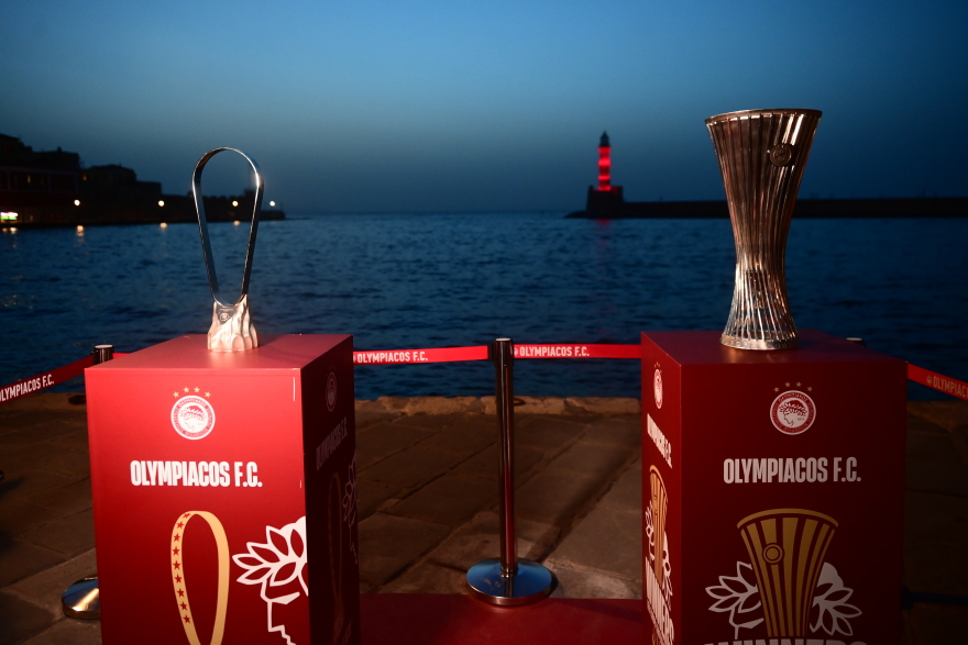 Ολυμπιακός: Πανζουρλισμός στα Χανιά για τις ευρωπαϊκές κούπες - Φωτογραφίες 