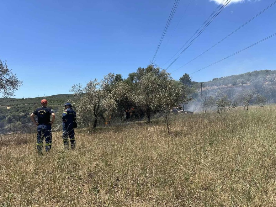 Φωτιά στο Ελευθεροχώρι Πέλλας - Εστάλη 112, επιχειρούν και εναέρια