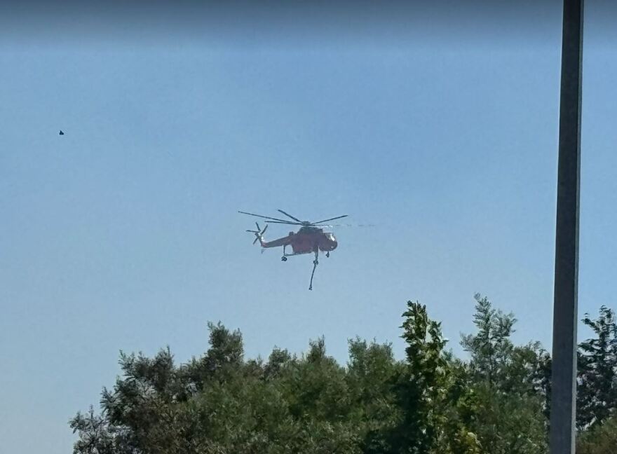 Λάρισα: Φωτιά στον Άγιο Θωμά - Μήνυμα από το 112 για απομάκρυνση