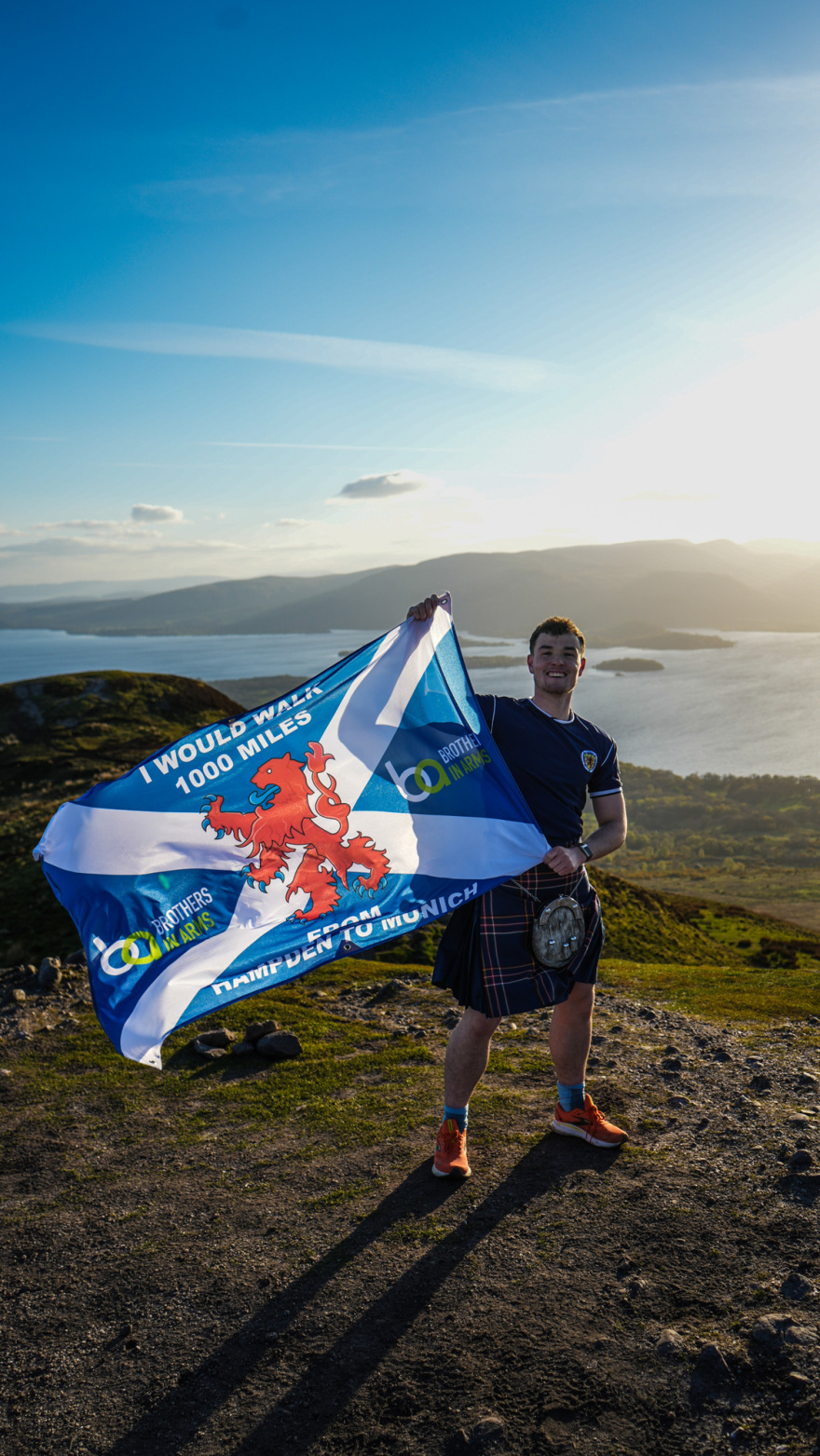 Euro 2024: Σκωτσέζος φίλαθλος πήγε με τα πόδια από τη Γλασκώβη  στο Μόναχο  για «καλό σκοπό»