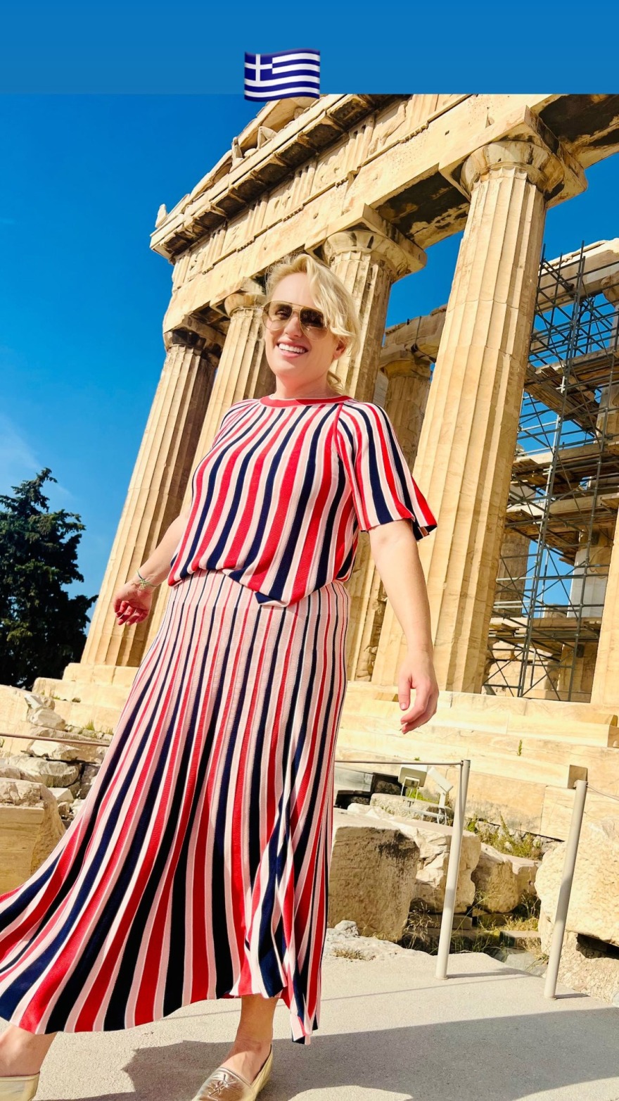  Ρέμπελ Γουίλσον: Οι νέες φωτογραφίες από την επίσκεψή της στην Ελλάδα - Το πιο επικό και εκθαμβωτικό ταξίδι, γράφει