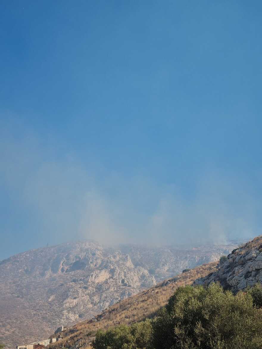 Χωρίς ενεργό μέτωπο η φωτιά στο Σχιστό Κορυδαλλού