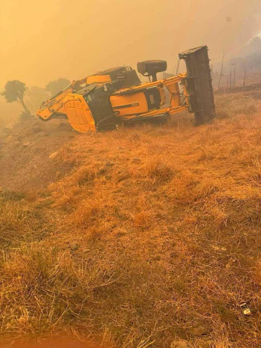 Φωτιά σε δασική έκταση στους Ασκητές Ροδόπης - Μήνυμα του 112