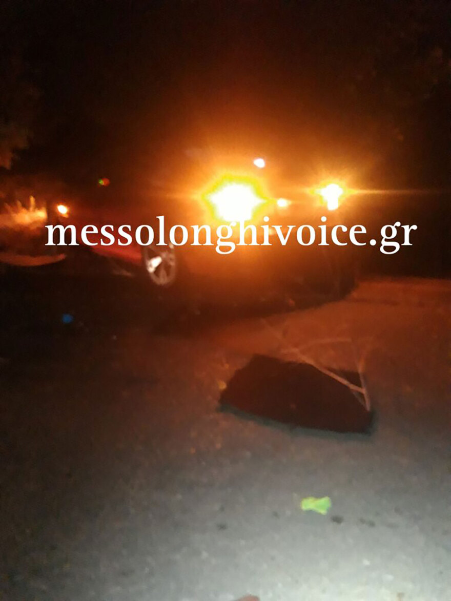 Τραγωδία στο Αιτωλικό: Δύο νεκροί 21 και 22 ετών - Το αυτοκίνητό τους προσέκρουσε σε δέντρο