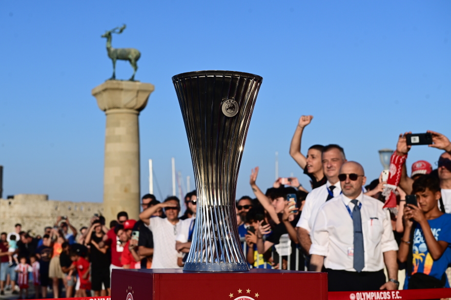 Ολυμπιακός: Στη Ρόδο τα ευρωπαϊκά τρόπαια - Βίντεο, φωτογραφίες 