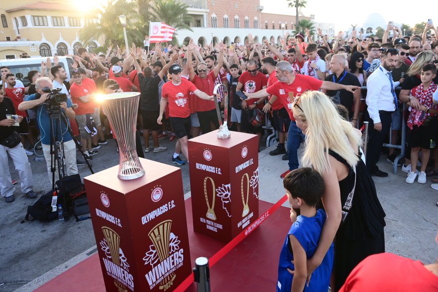 Ολυμπιακός: Στη Ρόδο τα ευρωπαϊκά τρόπαια - Βίντεο, φωτογραφίες 