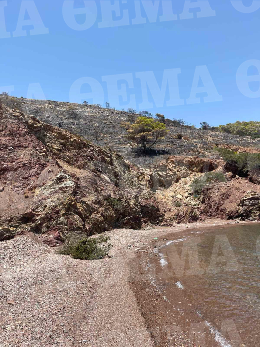 Ύδρα: Εντοπίστηκαν ίχνη από κροτίδες στην παραλία - Έκαναν αυτοψία την πέμπτη ημέρα μετά την πυρκαγιά!