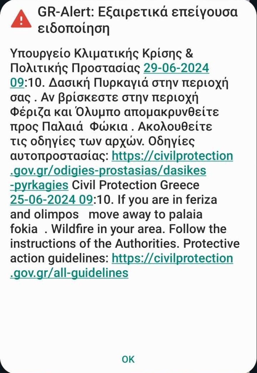 Οριοθετήθηκε η φωτιά στην Κερατέα - Δείτε βίντεο