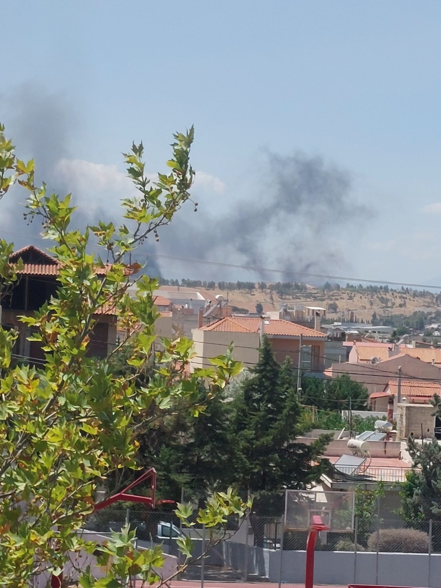 Οριοθετήθηκε η φωτιά στην περιοχή Λάκκα Κάτσαρη Ασπροπύργου