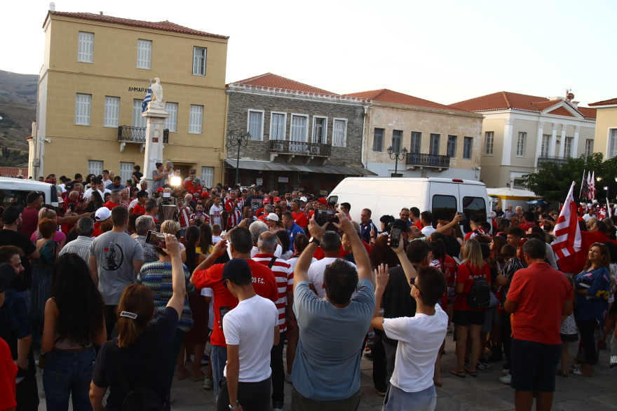 Ολυμπιακός: Στην Άνδρο τα ευρωπαϊκά τρόπαια - Βίντεο, φωτογραφίες