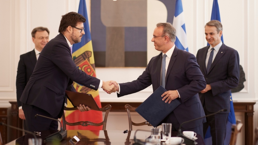 Κυριάκος Μητσοτάκης: Συναντήθηκε με τον Μολδαβό πρωθυπουργό - «Μπορείτε να υπολογίζετε στην υποστήριξη της Ελλάδας»