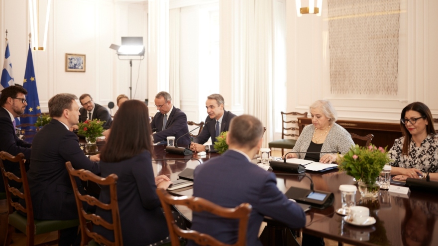 Κυριάκος Μητσοτάκης: Συναντήθηκε με τον Μολδαβό πρωθυπουργό - «Μπορείτε να υπολογίζετε στην υποστήριξη της Ελλάδας»