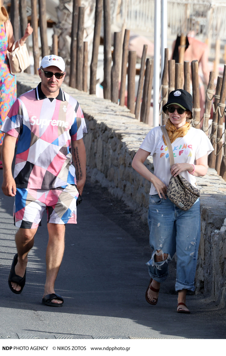 Κάιλι Μινόγκ: Δείτε φωτογραφίες από το ταξίδι της  στη Μύκονο