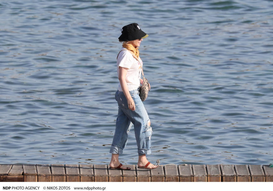 Κάιλι Μινόγκ: Δείτε φωτογραφίες από το ταξίδι της  στη Μύκονο