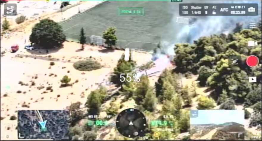 Φωτιά στα Γλυκά Νερά: Βίντεο ντοκουμέντο με τη στιγμή που ξεσπά η πυρκαγιά και τη διαφυγή των υπόπτων 