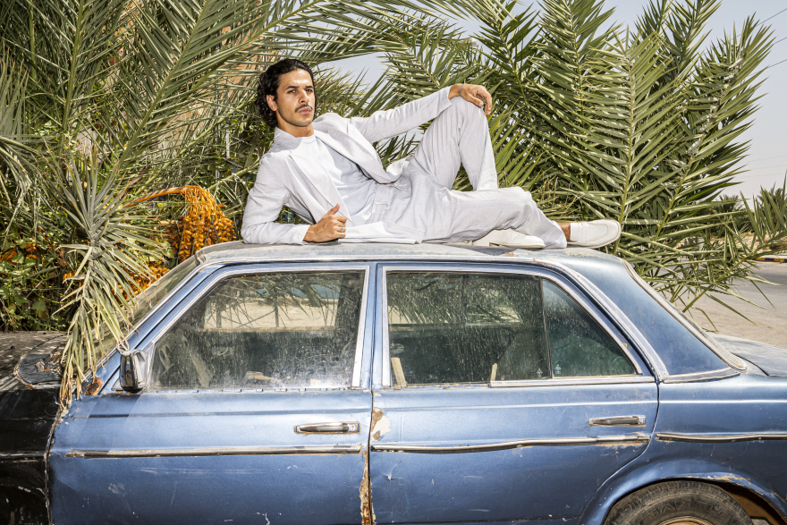 Ο Κωστής Μαραβέγιας στον Κήπο του Μεγάρου με το πιο cool ανερχόμενο brand