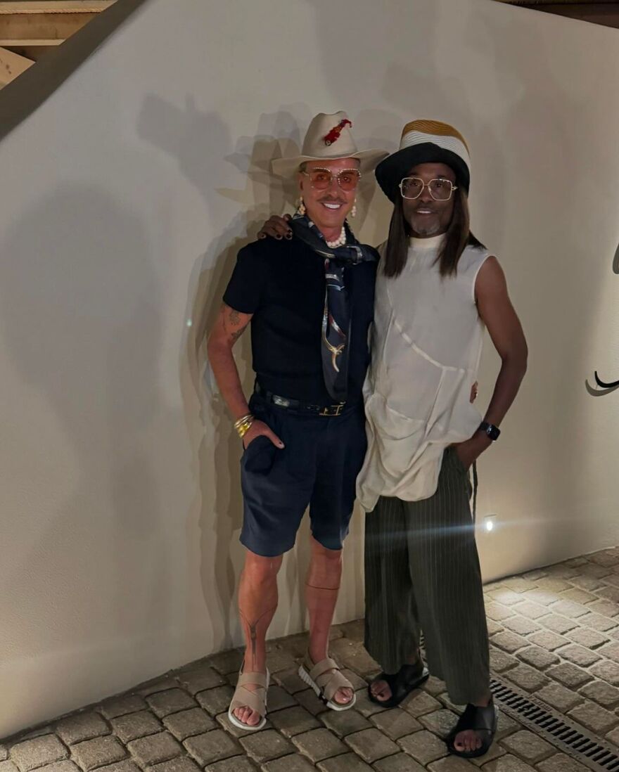 Λάκης Γαβαλάς: Συνάντησε τον Μπίλι Πόρτερ στη Μύκονο