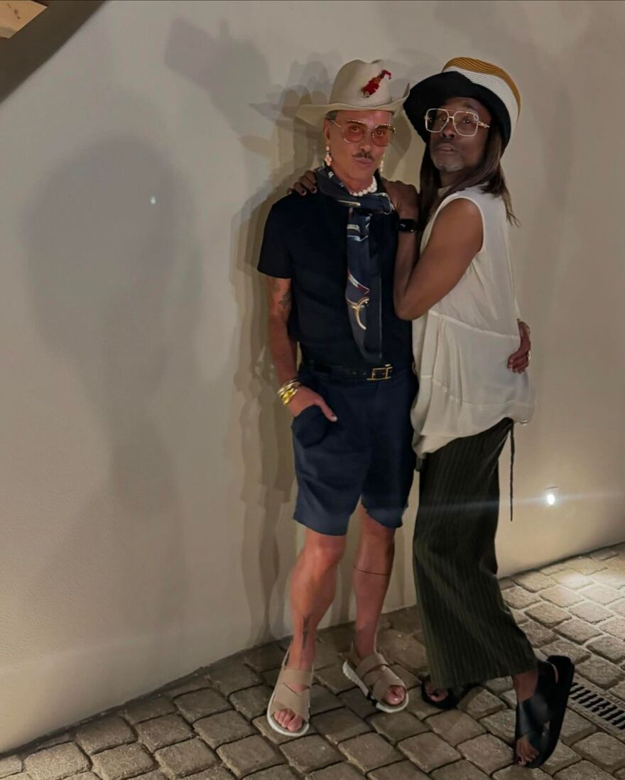 Λάκης Γαβαλάς: Συνάντησε τον Μπίλι Πόρτερ στη Μύκονο