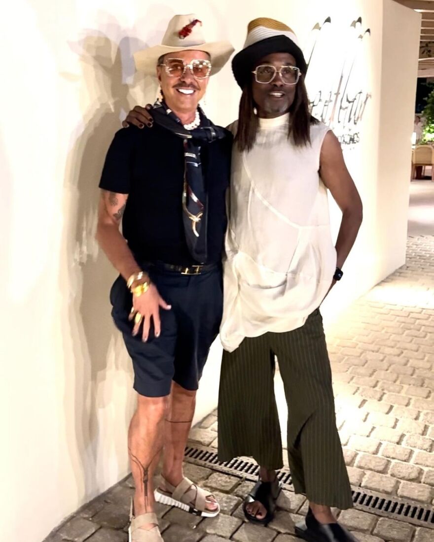 Λάκης Γαβαλάς: Συνάντησε τον Μπίλι Πόρτερ στη Μύκονο