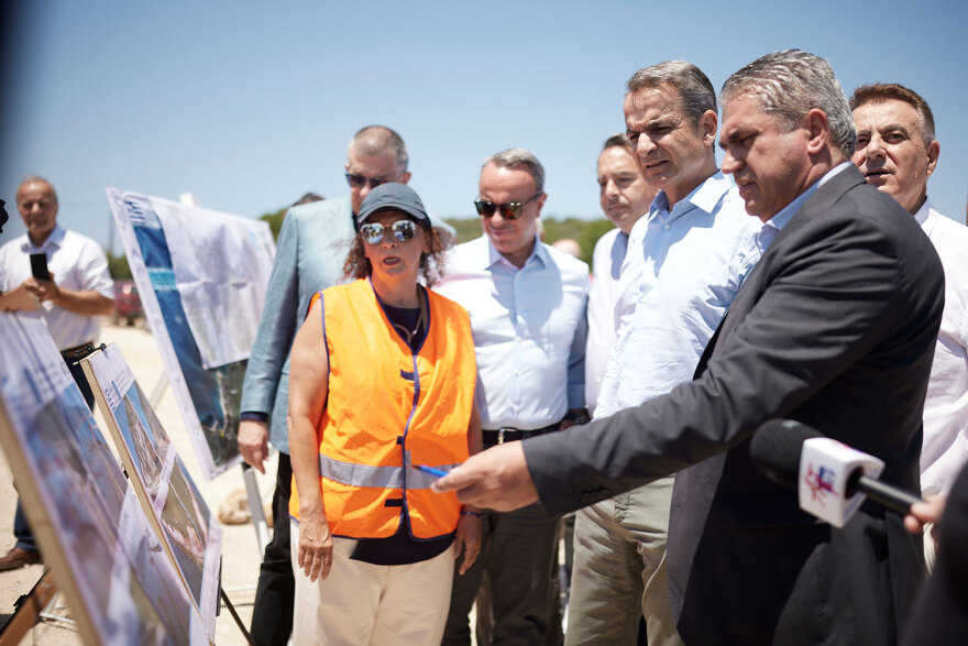Μητσοτάκης από Λευκάδα: Σκοπός μας να μετατρέψουμε την Ελλάδα σε ένα απέραντο εργοτάξιο