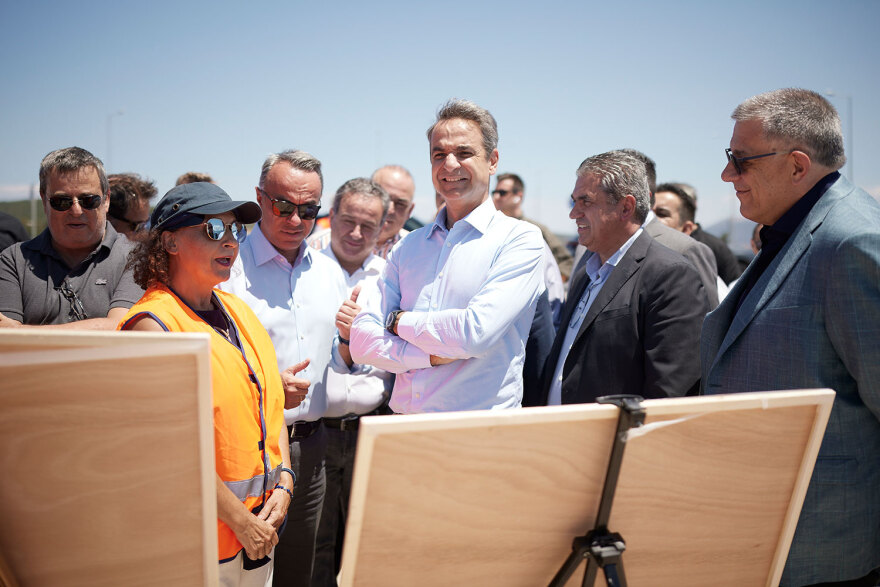 Μητσοτάκης από Λευκάδα: Σκοπός μας να μετατρέψουμε την Ελλάδα σε ένα απέραντο εργοτάξιο