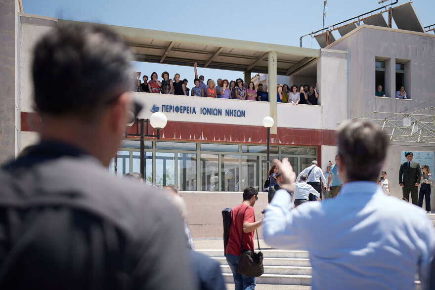 Μητσοτάκης από Λευκάδα: Σκοπός μας να μετατρέψουμε την Ελλάδα σε ένα απέραντο εργοτάξιο