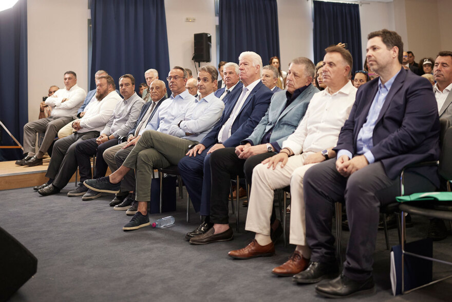 Μητσοτάκης από Λευκάδα: Σκοπός μας να μετατρέψουμε την Ελλάδα σε ένα απέραντο εργοτάξιο