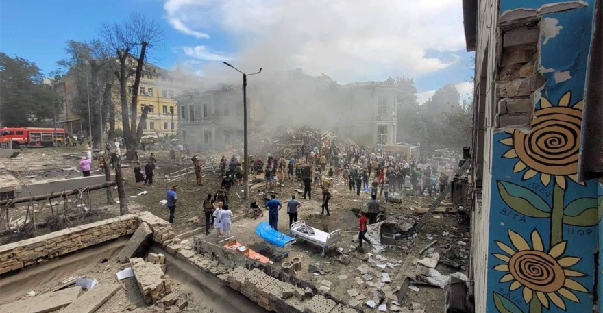 Ουκρανία: Οι Ρώσοι βομβάρδισαν νοσοκομείο παίδων στο Κίεβο - Άγνωστος ο αριθμός των θυμάτων, δείτε εικόνες-σοκ