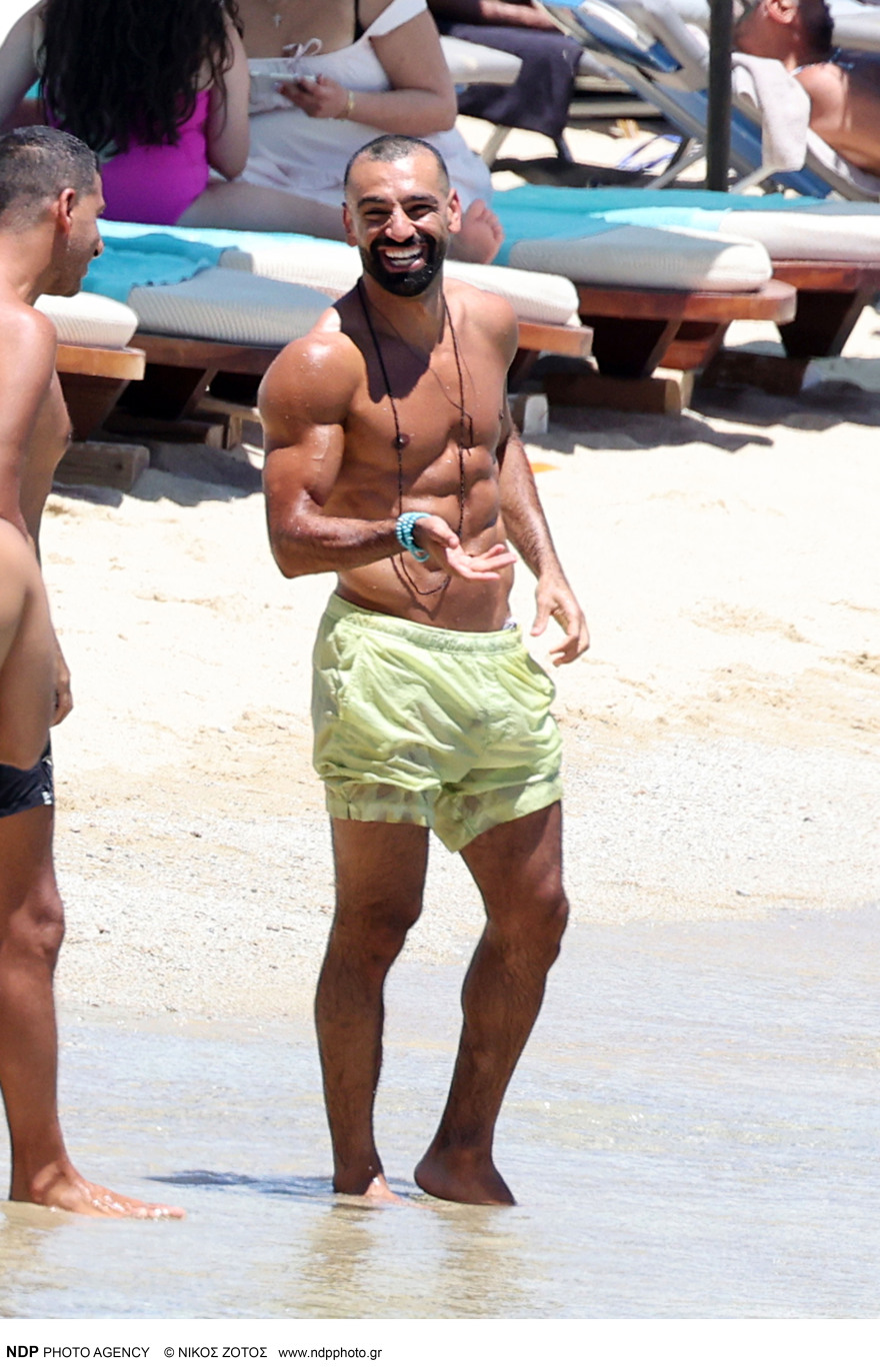 Μοχάμεντ Σαλάχ: Νέες φωτογραφίες από τις διακοπές του στη Μύκονο