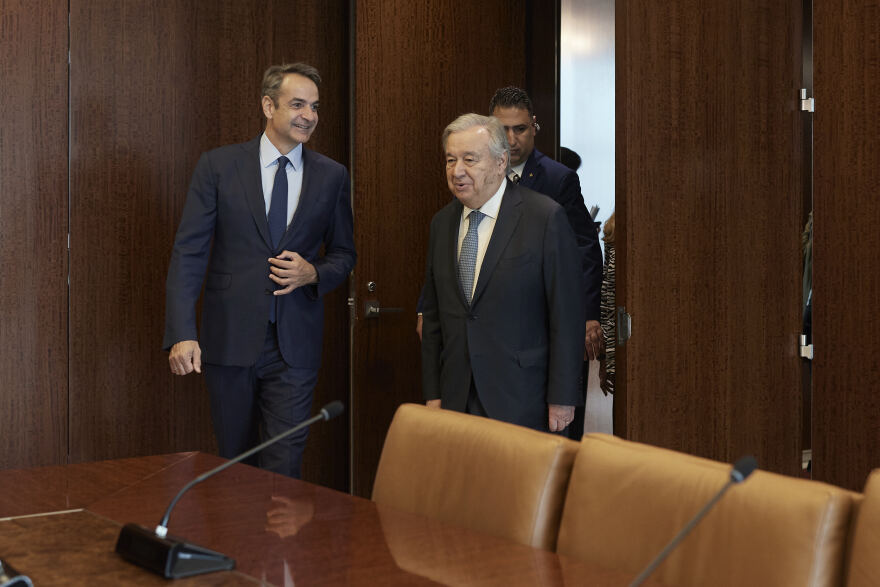 Μητσοτάκης σε Γκουτέρες: Να αξιοποιηθεί κάθε δυνατότητα για λύση του Κυπριακού στη βάση των αποφάσεων του Συμβουλίου Ασφαλείας