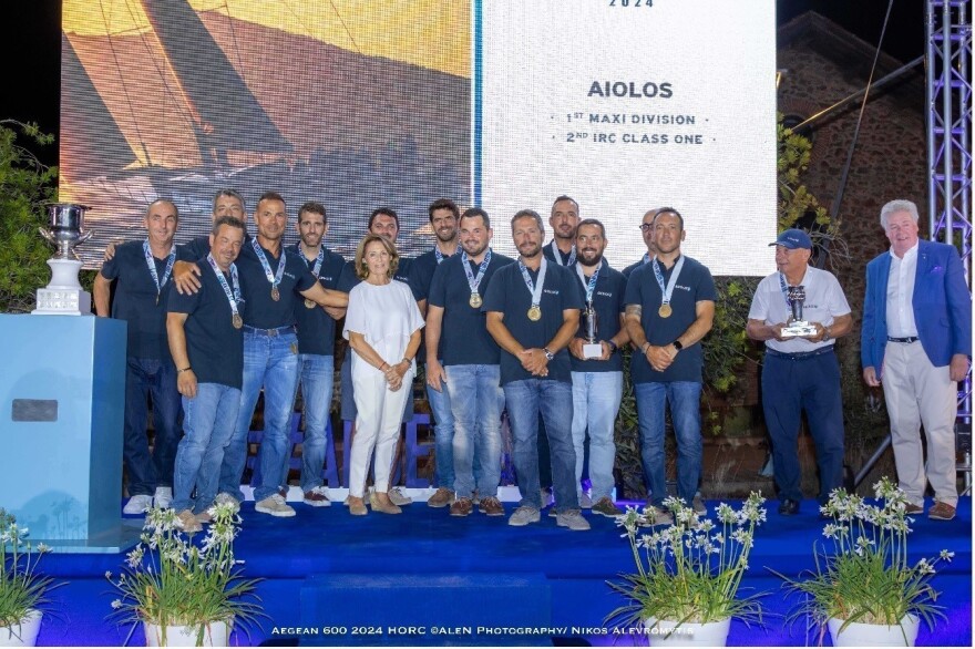 AEGEAN 600: O Γιώργος Προκοπίου κέρδισε τον αγώνα στην κατηγορία MAXI Yachts