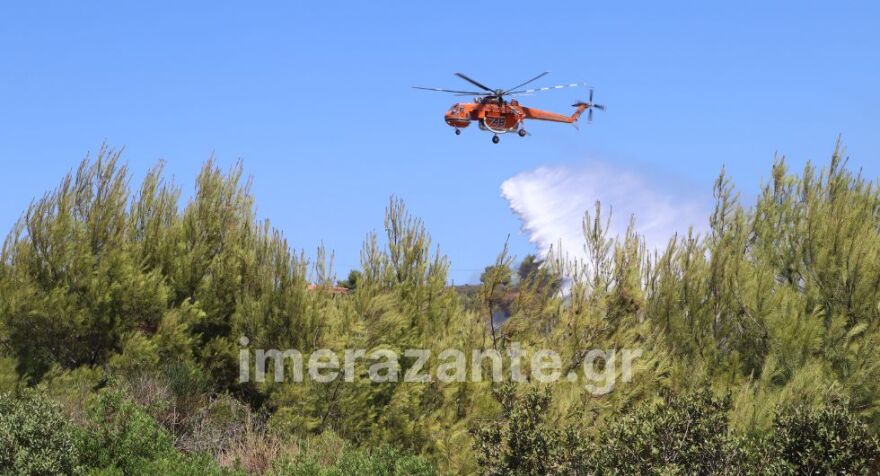 Φωτιά: Χωρίς ενεργό μέτωπο η πυρκαγιά στη Ζάκυνθο 