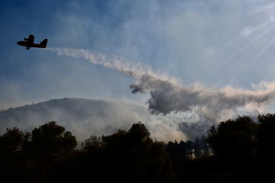 Φωτιά στο Σοφικό: Καλύτερη η εικόνα - Συνεχίζουν να επιχειρούν ισχυρές δυνάμεις της Πυροσβεστικής