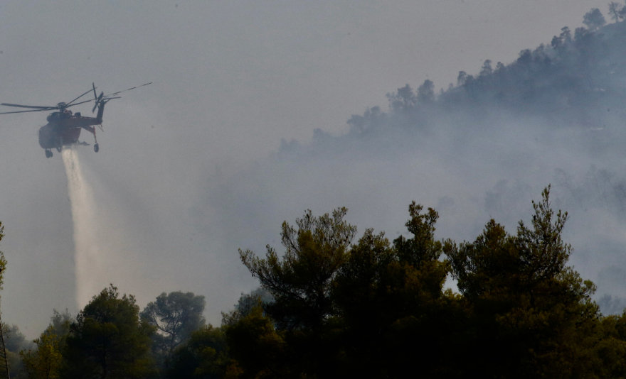 Φωτιά στο Σοφικό: Καλύτερη η εικόνα - Συνεχίζουν να επιχειρούν ισχυρές δυνάμεις της Πυροσβεστικής