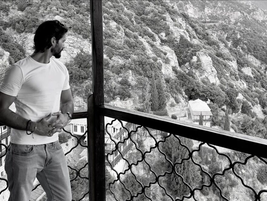 Γιώργος Καράβας: Επισκέφτηκε το Άγιο Όρος - Δείτε φωτογραφίες