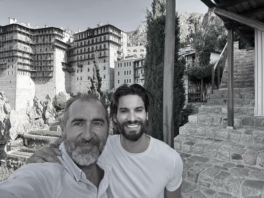 Γιώργος Καράβας: Επισκέφτηκε το Άγιο Όρος - Δείτε φωτογραφίες