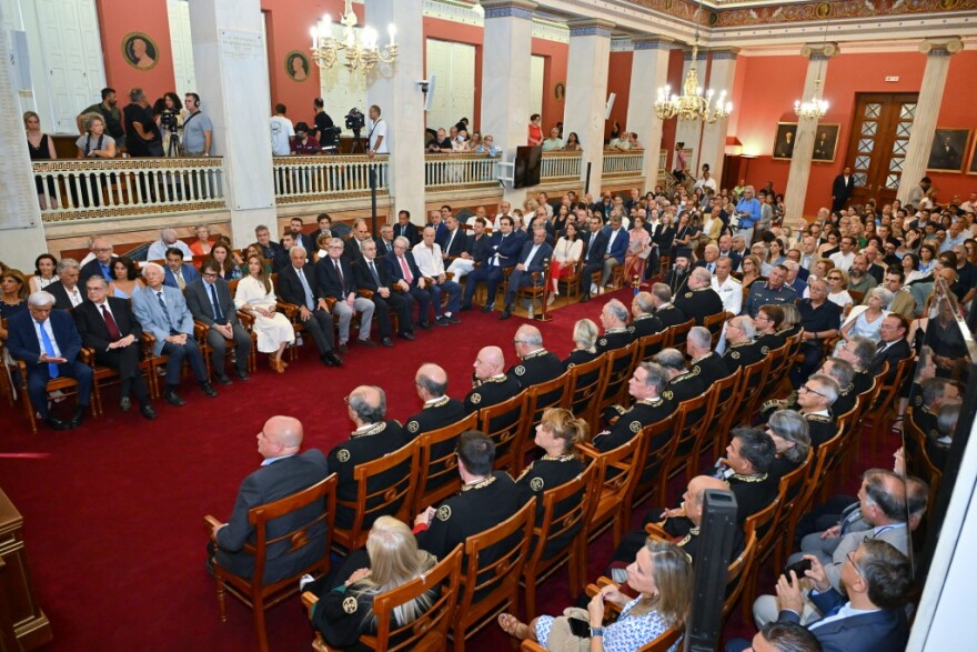 Επίτιμος διδάκτορας του ΕΚΠΑ ο πρόεδρος του Ιδρύματος Σταύρος Νιάρχος, Ανδρέας Δρακόπουλος