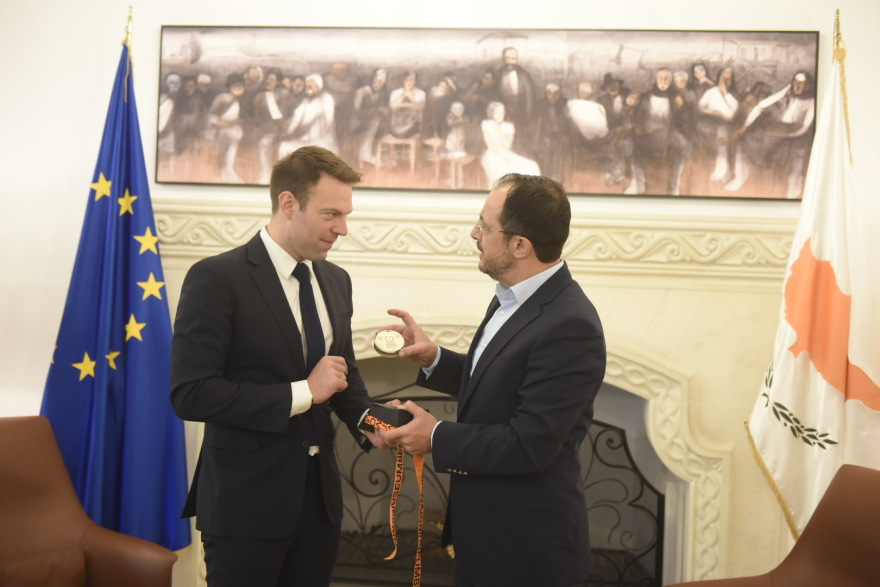 Συνάντηση Κασσελάκη - Χριστοδουλίδη: Στηρίζουμε απερίφραστα μια λύση για διζωνική δικοινοτική ομοσπονδία