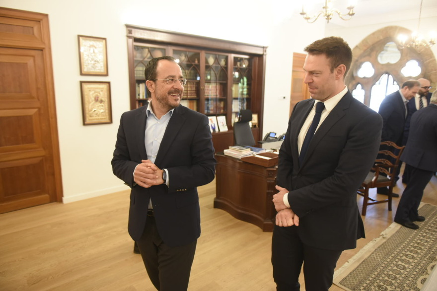 Συνάντηση Κασσελάκη - Χριστοδουλίδη: Στηρίζουμε απερίφραστα μια λύση για διζωνική δικοινοτική ομοσπονδία